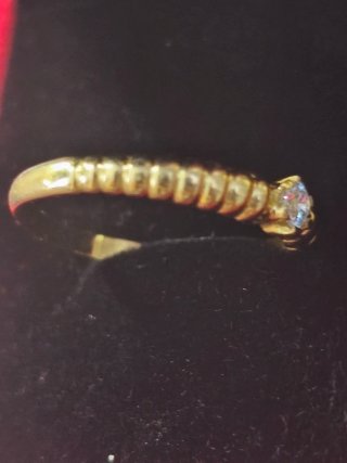 Anillo Oro 18kl Circonita