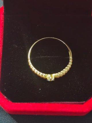 Anillo Oro 18kl Circonita