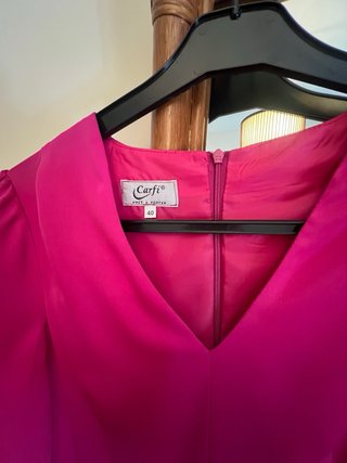 Vestido largo fiesta Carfi rosa