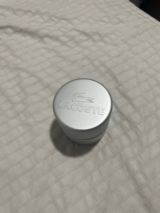 Reloj Lacoste Plata y Negro ''verdadero''