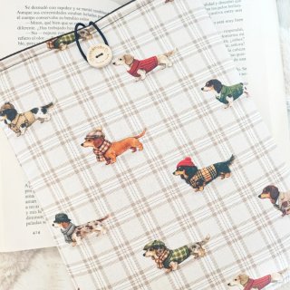 Funda Literaria teckel style