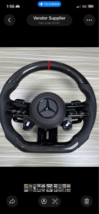 Volante deportivo personalizado estilo Mercedes-AM