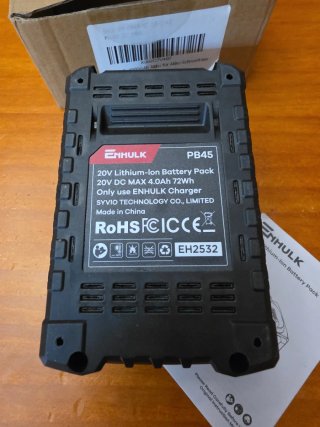 Batería ENHULK 20V Litio-Ion PB45