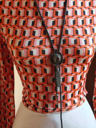 Blusa manga larga estampada