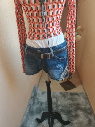 Blusa manga larga estampada