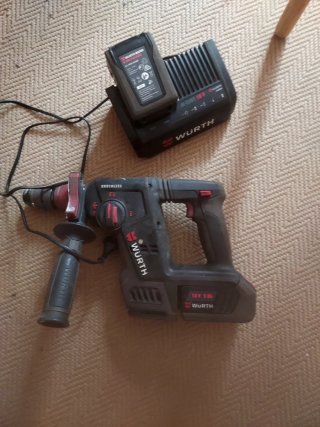 Taladro Wurth 18V 2 baterías y cargador