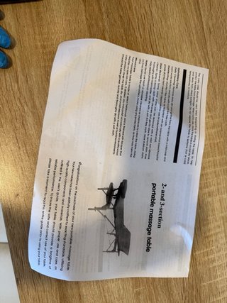 Camilla de masaje plegable portátil