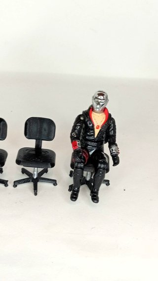 3 Mini Sedie Ufficio Action Figure 10 cm GI Joe