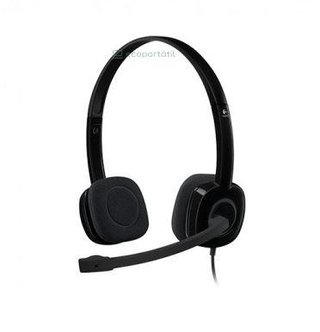 Auriculares Logitech H151 con Micrófono, Negro