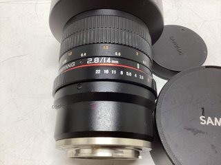 objetivos samyang samyang 14mm f/2.8 if ed umc as para sony a