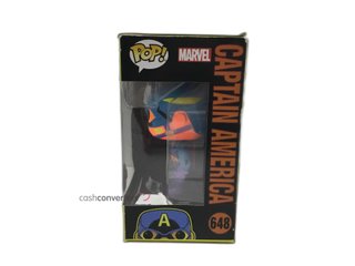 figura accion funko captain america black light