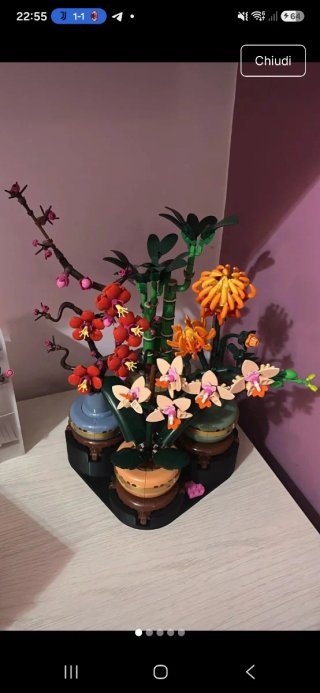 Supporto Lego Botanicals 4 Piante
