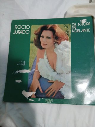 2 Vinilo El Disco de Oro de Raphael y cara A Rocío
