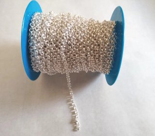 Bobina di catena a maglie argento