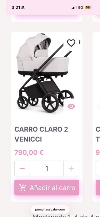 Passeggino Venicci Chiaro