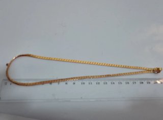 Collana vintage con zaffiro sintetico