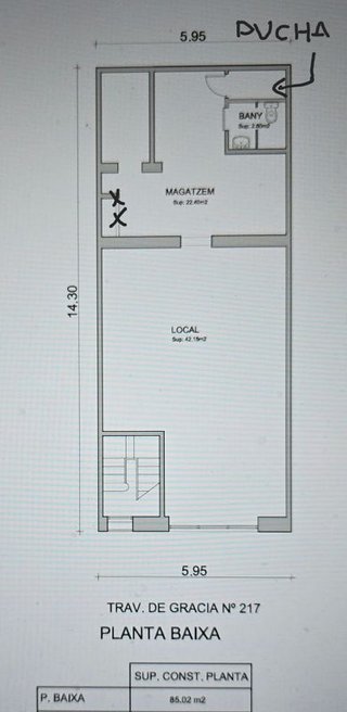 Local comercial en alquiler en Vila de Gràcia en Barcelona