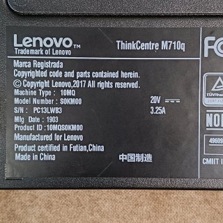 Mini PC Lenovo M710q i3 8GB 256GB SSD
