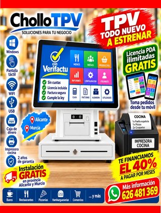 TPV Nuevo Verifactu + licencias PDA Gratis