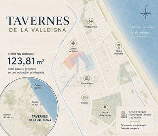 Terreno en venta en Tavernes de la Valldigna