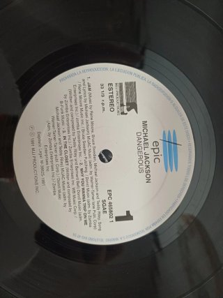 Vinilo Michael Jackson Dangerous