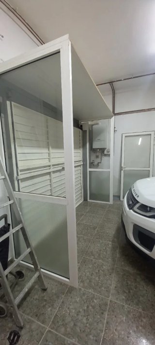 Entrada de aluminio