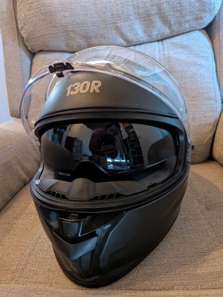 Casco Integral 130R Negro Mate Talla M