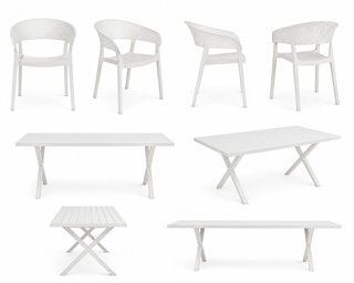 Comedor aluminio blanco