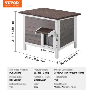 Casa para gatos/conejos /coballas de exterior