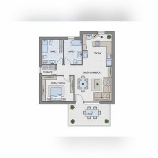 Estudio en alquiler en Torrequebrada en Benalmádena