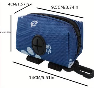 Bolsa para excrementos de perro con estampado de h
