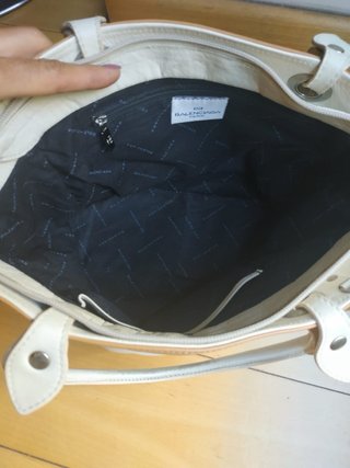 Borsa Balenciaga in pelle bianco e marrone