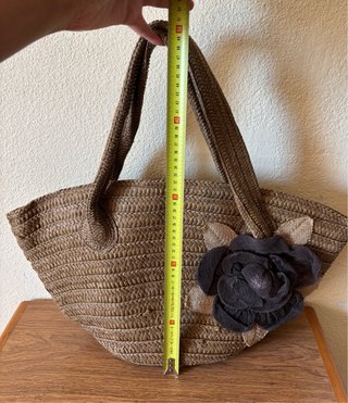 Conjunto bolso y sombrero rafia boho