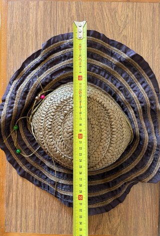 Conjunto bolso y sombrero rafia boho