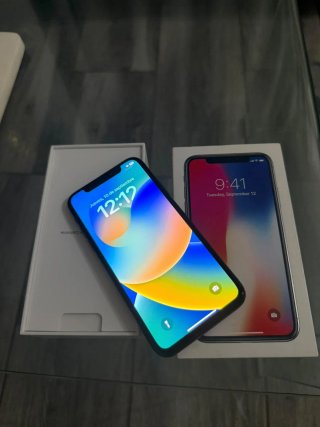 iPhone X Negro/Plateado