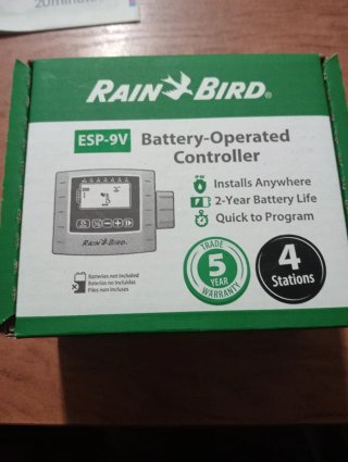 Programador Riego Rain Bird ESP-9V 4 Estaciones