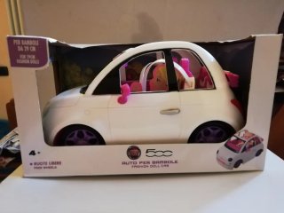 Fiat 500 Auto per Bambole Fashion Doll Car