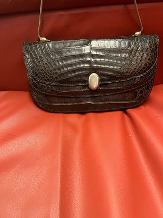 Bolso Cocodrilo Vintage Piel Exclusivo