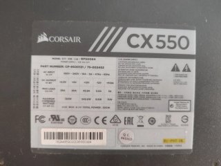 Fuente Corsair CX550 Bronze