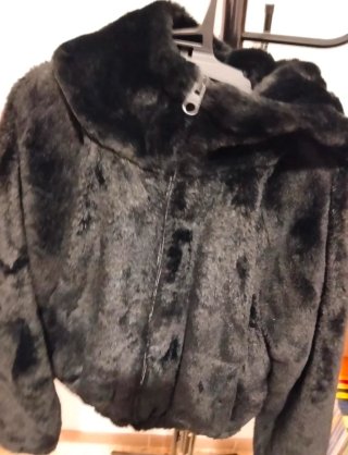 Cappotto in pelliccia da donna taglia M