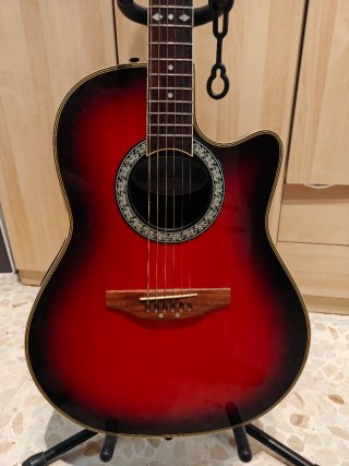 Ovation CS 157 Guitarra Electroacústica Korea 90's