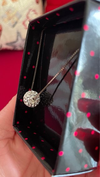 Collana Argento 925 Sfera Brillanti