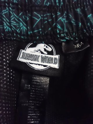 Costume da bagno Jurassic World Nero e Turchese