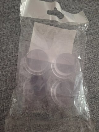 4 topes de puerta transparentes