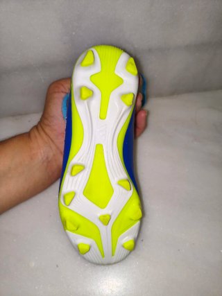 Tacos Adidas F50 Messi Azul/Amarillo