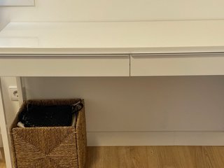 Escritorio Blanco Metal con Pizarra Imantada