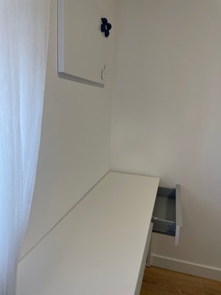 Escritorio Blanco Metal con Pizarra Imantada
