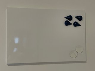Escritorio Blanco Metal con Pizarra Imantada