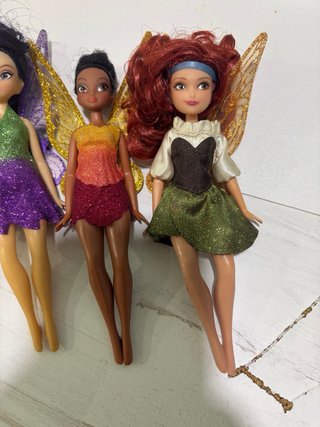 Muñecas Hadas con Alas Brillantes