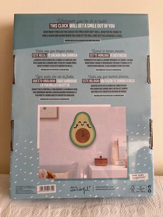 Reloj de Pared Mr. Wonderful Aguacate